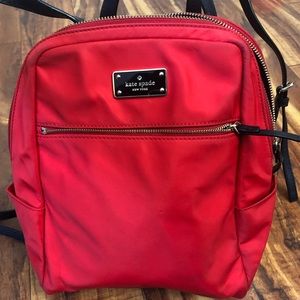 Kate Spade red backpack